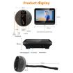 ESCAM C89 1080P Smart Door Viewer with PIR & Night Vision, Dark Grey - 2