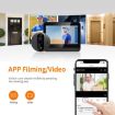 ESCAM C89 1080P Smart Door Viewer with PIR & Night Vision, Dark Grey - 5