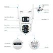 ESCAM QF500 10X Zoom 5+5MP WiFi Camera with Motion Detection UK Plug - 4