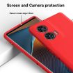 Motorola Edge 50 Fusion Red Silicone Dropproof Full Coverage Case - 4