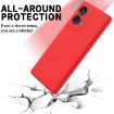 Motorola Edge 50 Fusion Red Silicone Dropproof Full Coverage Case - 5