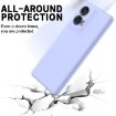 Motorola Edge 50 Fusion Purple Liquid Silicone Dropproof Case - 5
