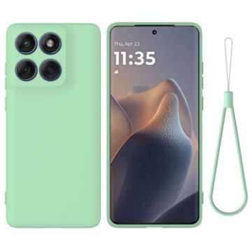 Motorola Edge 60 Pro Green Full Coverage Silicone Phone Case - 1
