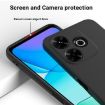 Redmi 13x 4G Black Liquid Silicone Dropproof Phone Case - 4