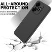 Redmi 13x 4G Black Liquid Silicone Dropproof Phone Case - 5