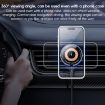 Yesido C308 15W MagSafe Car Magnetic Charger Holder (Black) - 6
