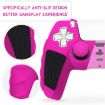 PS5 Pink Black Silicone Gamepad Case Without Rocker Caps - 6