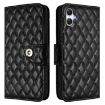 Samsung Galaxy A07 Leather Flip Case with Lanyard - Black - 2