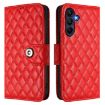 Samsung Galaxy A17 5G Red Leather Flip Case with Lanyard - 2