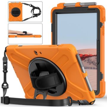 Shockproof Silicone Case for Microsoft Surface Go with Straps & Slot - 1