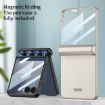 Galaxy Z Flip7 5G Magnetic Flip Case with Pen Box (Silver) - 2