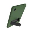 Samsung Galaxy Tab A8 Armor Case, Silicone Hybrid PC, Green/Black - 2