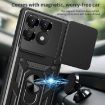 Xiaomi Poco F6 Pro Black TPU Hybrid Case with Sliding Camera Cover - 6