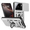 Xiaomi 15 Silver TPU Hybrid PC Case with Sliding Camera Cover - 1