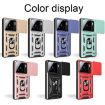 Xiaomi 15 Silver TPU Hybrid PC Case with Sliding Camera Cover - 2