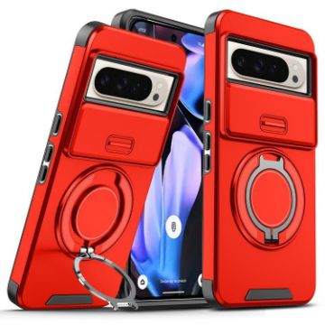 Google Pixel 10 Pro XL Camshield Ring Holder Case (Red) - 1
