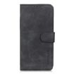 Samsung Galaxy XCover7 Pro Leather Flip Case - Black Retro Texture - 2