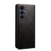 Galaxy A17 5G Crazy Horse Leather Phone Case (Black) - 3