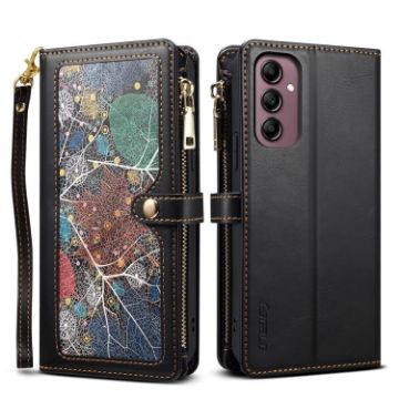 Samsung Galaxy A17 5G ESEBLE Wallet RFID Leather Case Black - 1