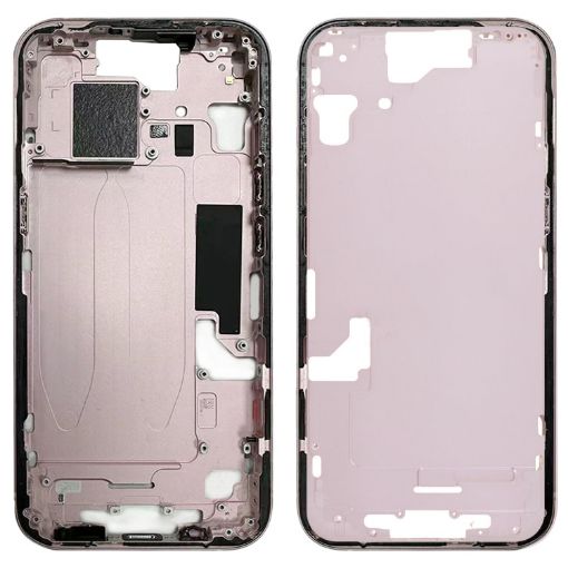iPhone 15 Pink Frame Bezel with Side Keys & Card Tray CE EU Version - 1
