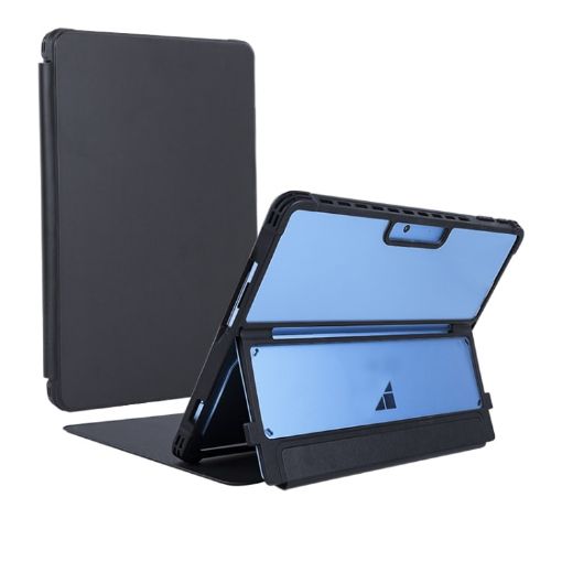 Surface Pro 9/10/11 Acrylic Leather Tablet Case (Black) - 1