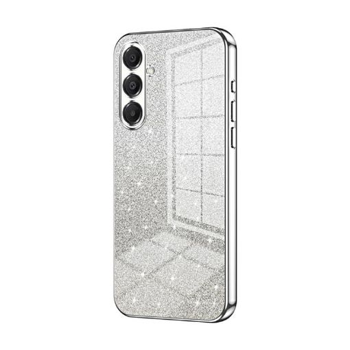 Samsung Galaxy A17 Glitter Electroplated Case (Silver) - 1