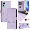 Ulefone Note 14 Light Purple RFID Leather Phone Case - 1