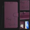 Ulefone Note 14 Violet RFID Leather Case with Smile Embossing - 2