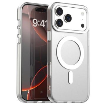 iPhone 17 Pro Max White Candy Magsafe Hybrid TPU Case - 1