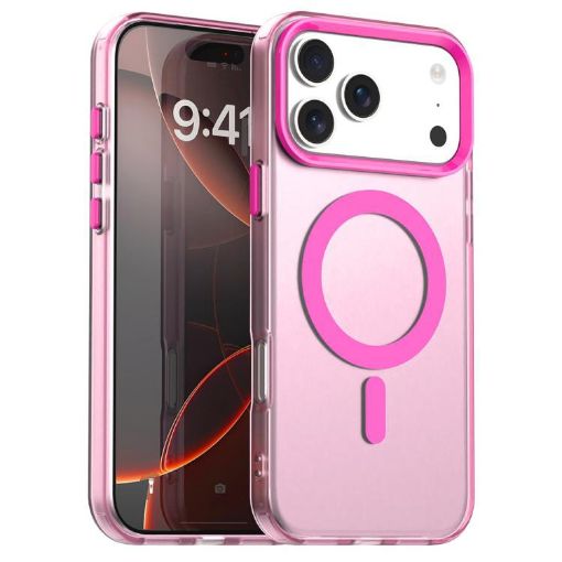 iPhone 17 Pro Max Candy Red Magsafe Hybrid TPU Case - 1