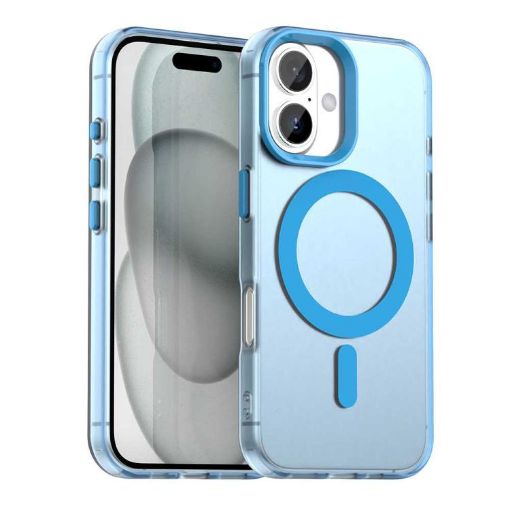 iPhone 17 Blue Candy Magsafe Hybrid PC TPU Case - 1