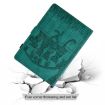 Samsung Galaxy Tab A7 2020 Cats Embossed Leather Case (Light Blue) - 6