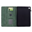 Green Cats Embossed Leather Case for Samsung Galaxy Tab S5e/T720 - 3