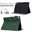 Green Cats Embossed Leather Case for Samsung Galaxy Tab S5e/T720 - 5