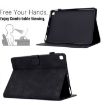 Samsung Galaxy Tab S5e/T720 Cats Embossed Leather Case (Black) - 5