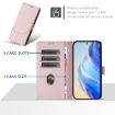 Ulefone Note 14 Pink RFID Leather Phone Case with Honeycomb Design - 3