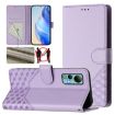 Ulefone Note 14 Honeycomb Emboss RFID Leather Case (Light Purple) - 1