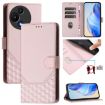 TCL 605/60 SE Pink Honeycomb RFID Leather Phone Case - 1