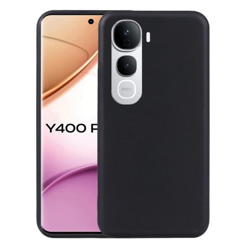 Vivo Y400 Pro 5G TPU Phone Case Black - 10pcs - 1