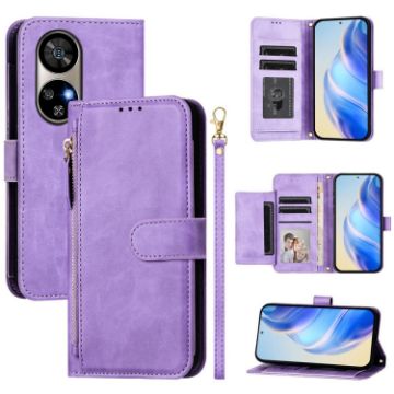 Ulefone Note 17 Pro Wallet Leather Phone Case, Multi-Card Slots, Purple - 1