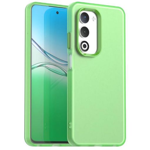 OPPO A5 5G Global Green Shockproof Candy PC TPU Phone Case - 1