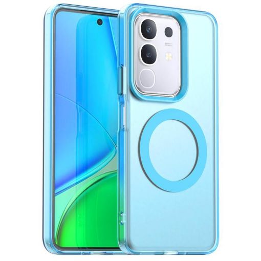 Vivo Y29 4G Blue Candy Magsafe PC Hybrid TPU Phone Case - 1