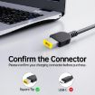 170W 20V 8.5A Lenovo Laptop Power Adapter, US Plug, USB Jack - 5