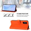 Infinix GT 30 Pro Orange Leather Phone Case with Lanyard - 3