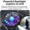 LEMFO K66 Smart Watch, 1.85" Bluetooth, Heart Rate/Blood Oxygen, Orange - 5