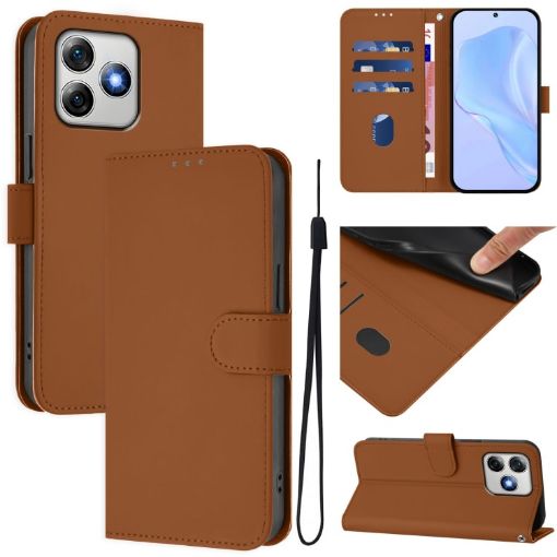 Ulefone Note 18 Ultra Leather Case with Lanyard, Brown - 1