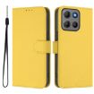 Moto G15 Lemon Yellow Leather Phone Case with Lanyard - 2
