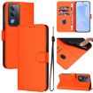 OPPO A5 5G/A3 Pro 5G Leather Case with Lanyard (Orange) - 1