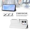 OPPO A5X Leather Case with Lanyard, 4G/5G, Solid White - 3