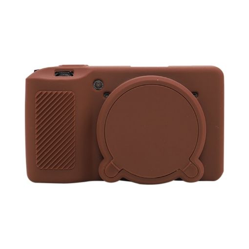 Ricoh GR III Coffee Silicone Protective Case - 1